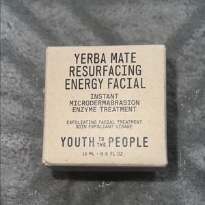 Youth to the People Yerba Mate Resurfacing Energy Facial